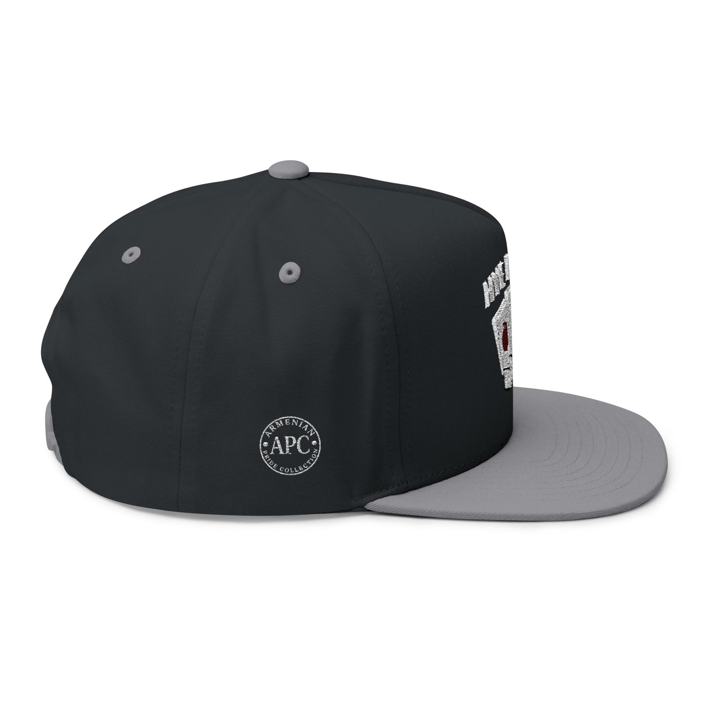 Hye Roller Embroidered Flat Bill Cap