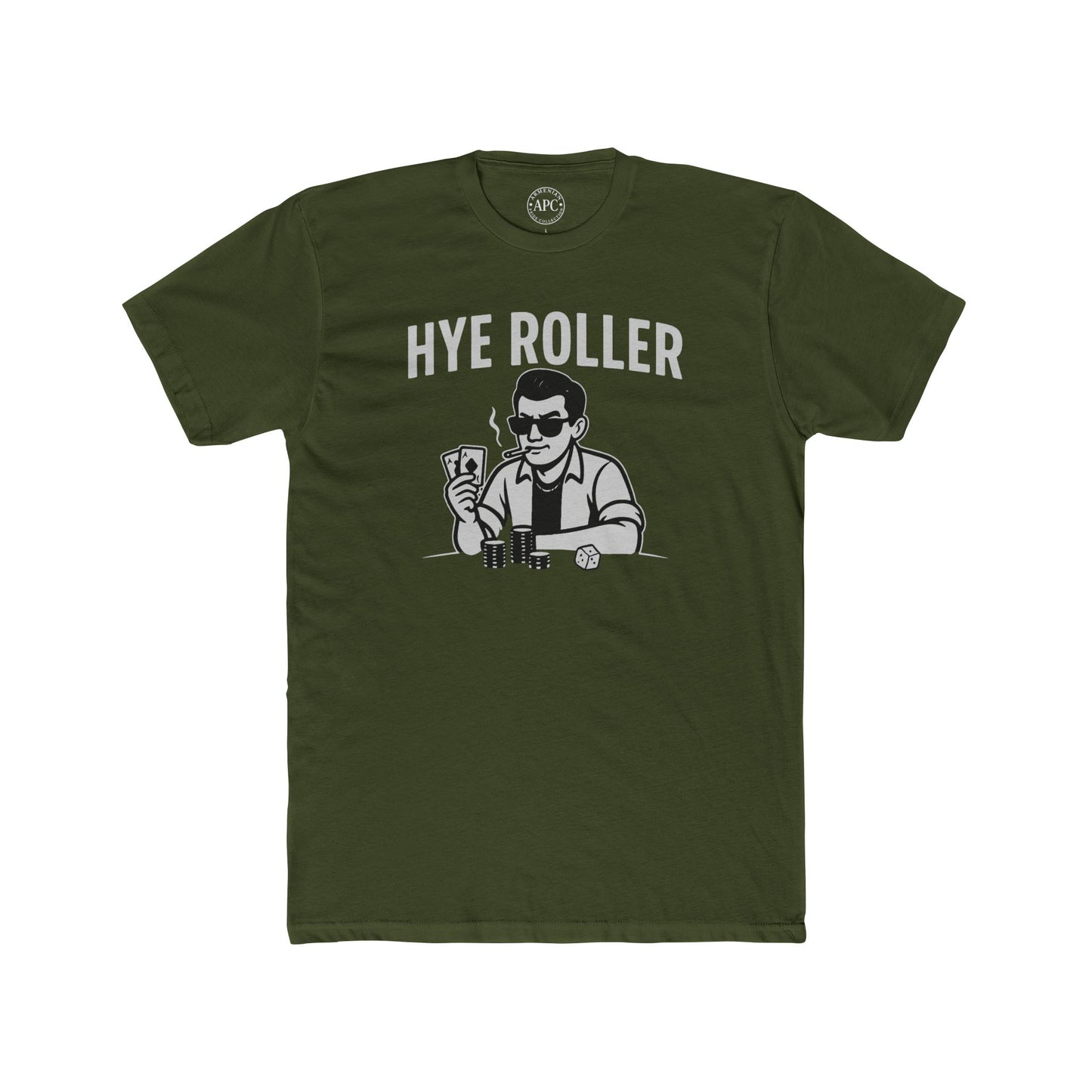 Hye Roller (Man) Unisex Cotton Crew Tee