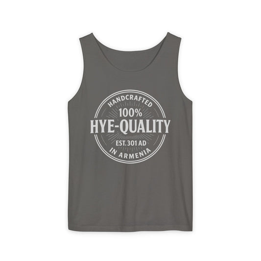 100% Hye Quality Stamp Unisex Garment-Dyed Tank Top