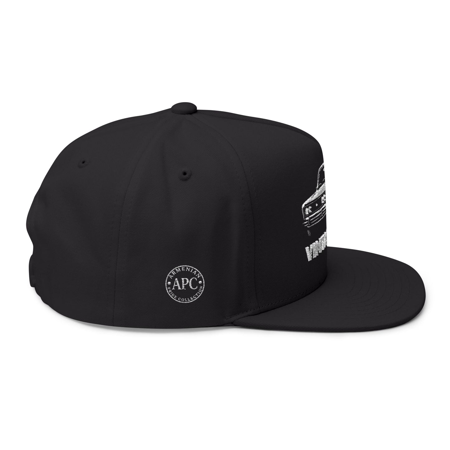 Vintage Icon Embroidered Flat Bill Cap