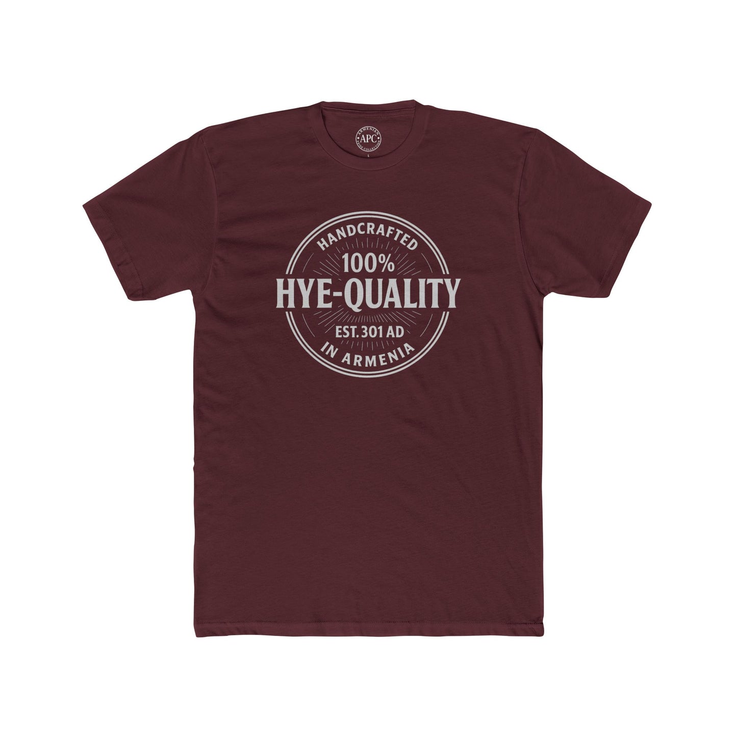100% High Quality Stamp Unisex Cotton Crew Tee