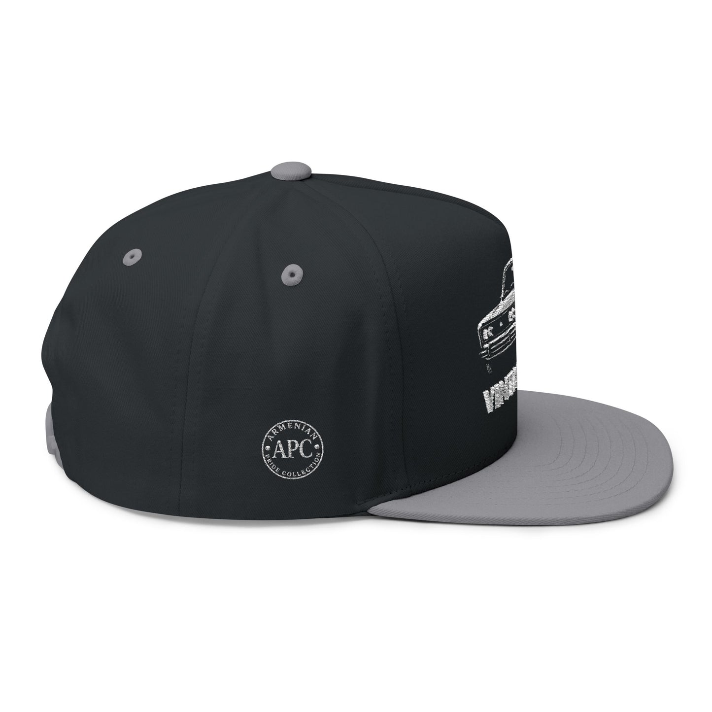 Vintage Icon Embroidered Flat Bill Cap