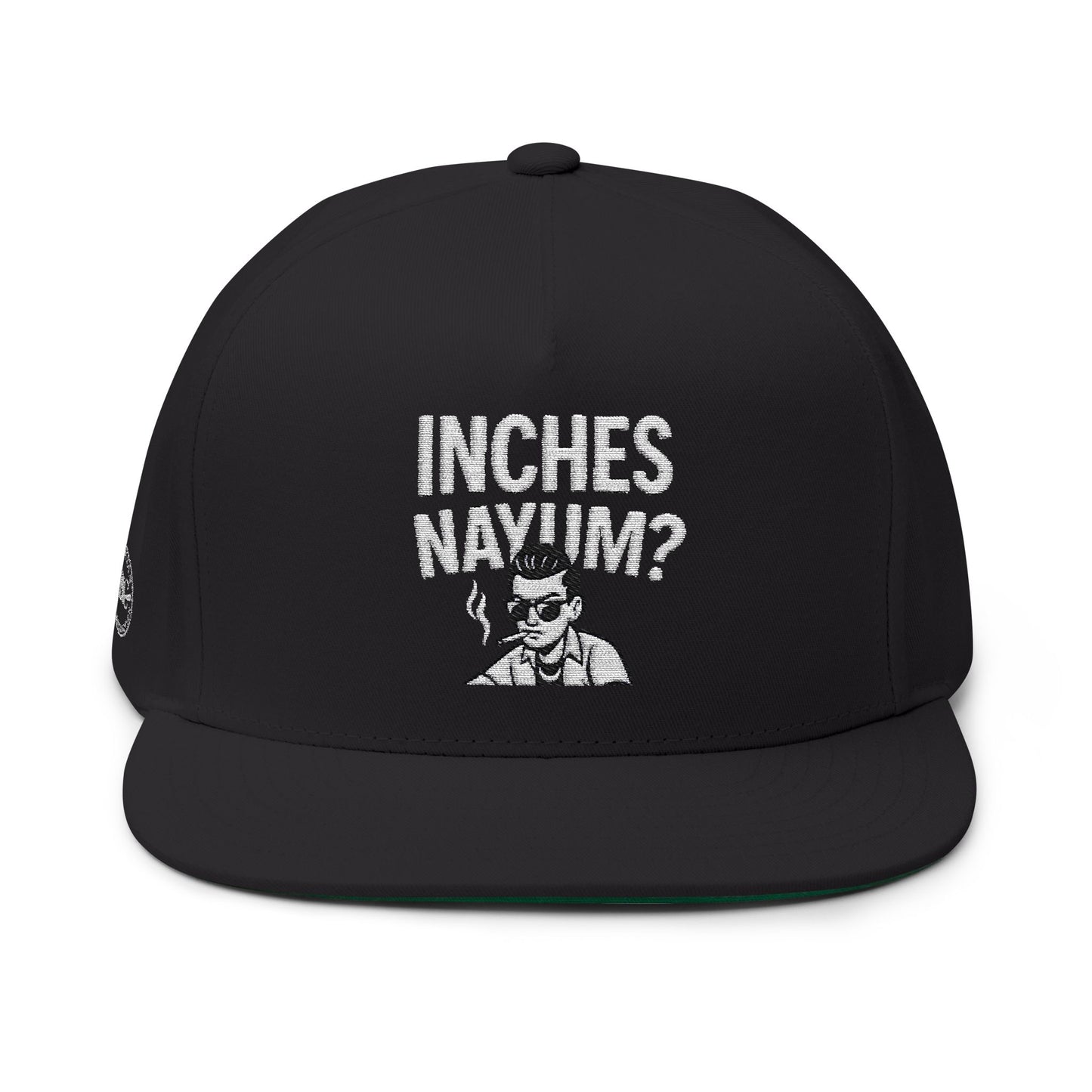 Inches Nayum Embroidered Flat Bill Cap