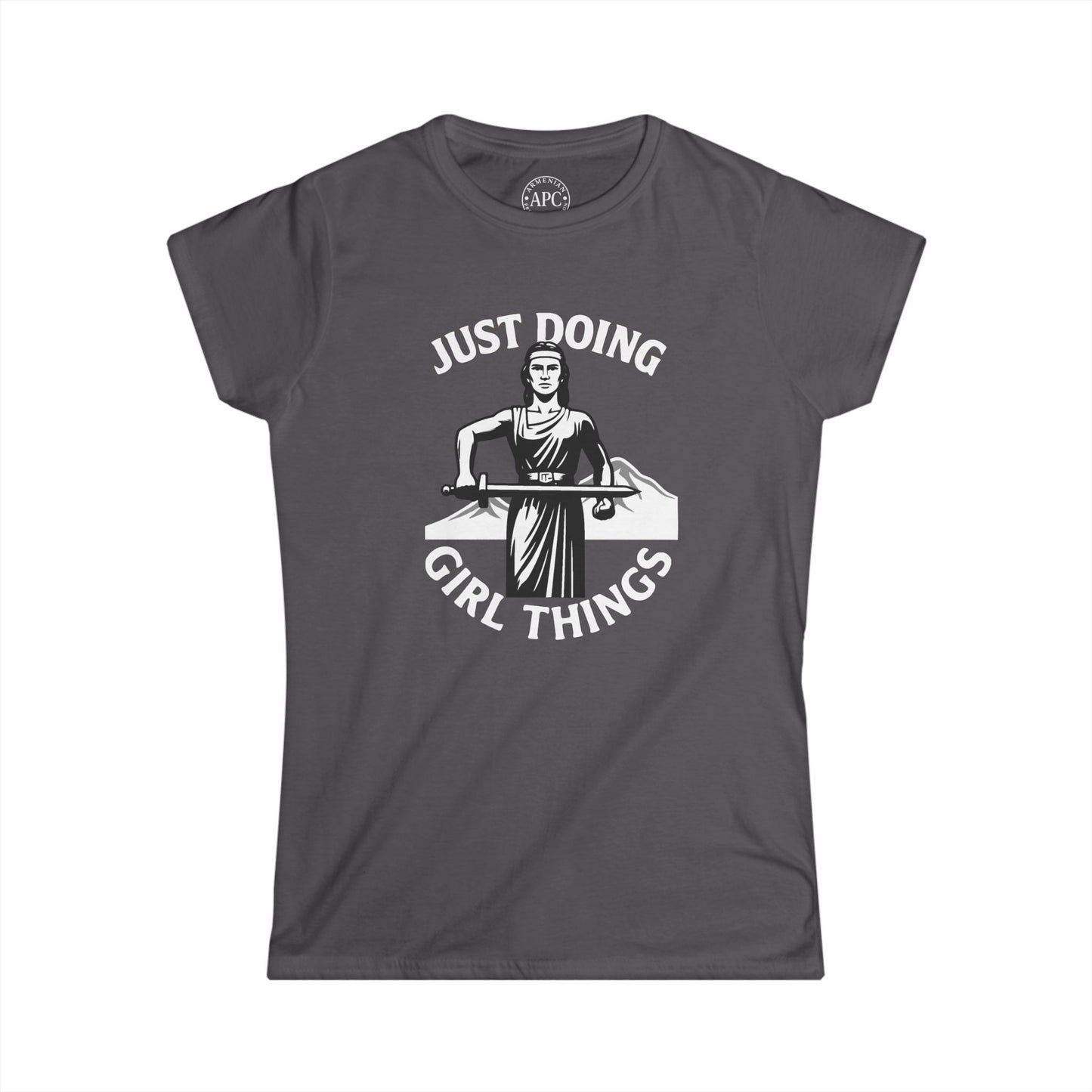 Just Doing Girl Things Women's Softstyle Tee