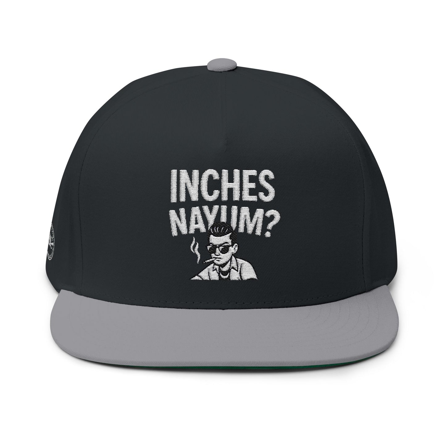 Inches Nayum Embroidered Flat Bill Cap