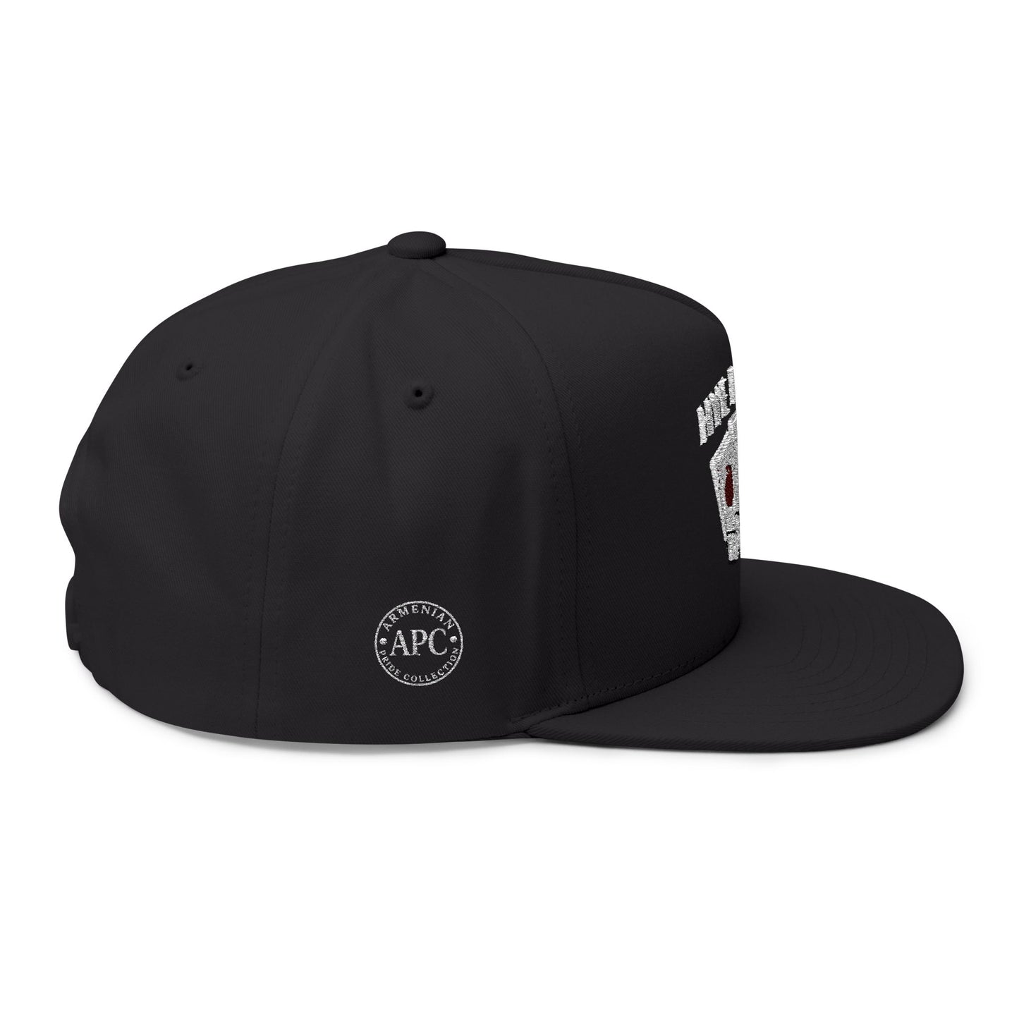 Hye Roller Embroidered Flat Bill Cap