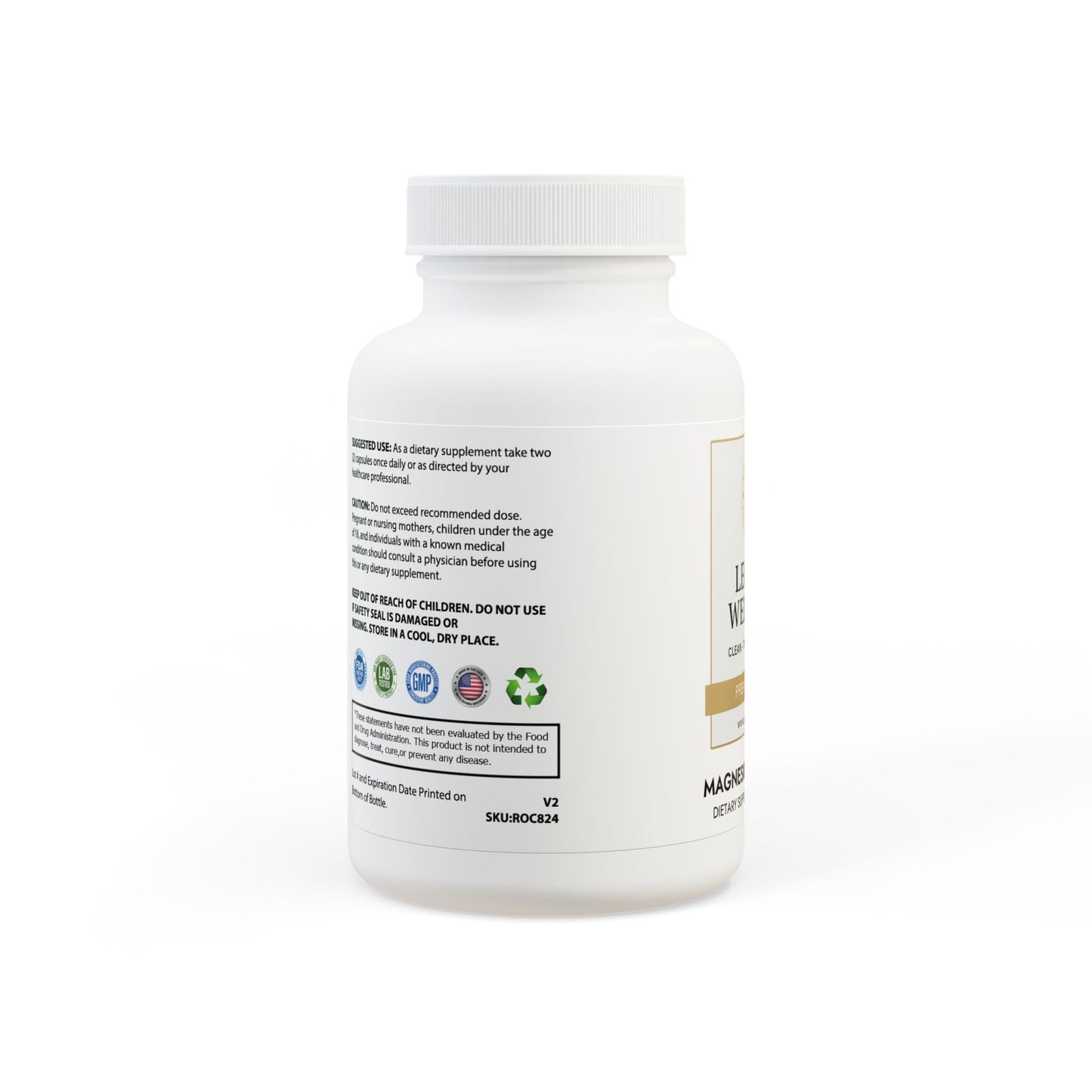 Magnesium Glycinate Supplement (60 Capsules)