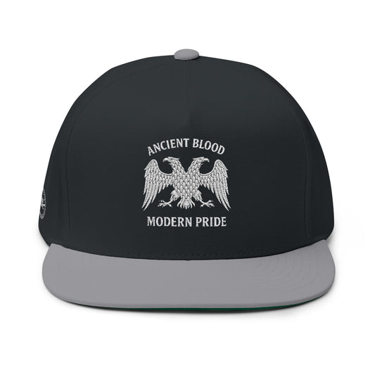 Ancient Blood, Modern Pride Embroidered Flat Bill Cap