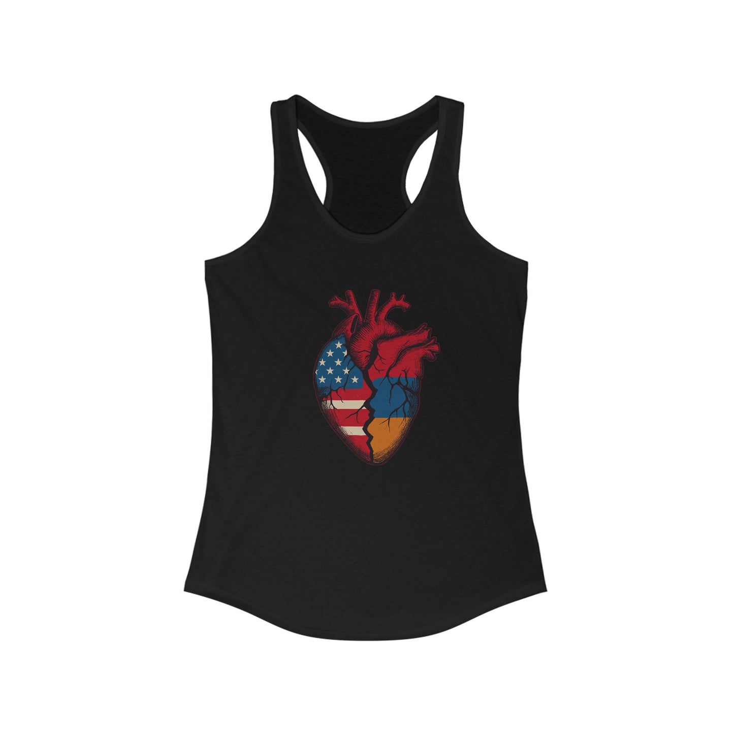 One Heart Women's Workout Racerback Tank