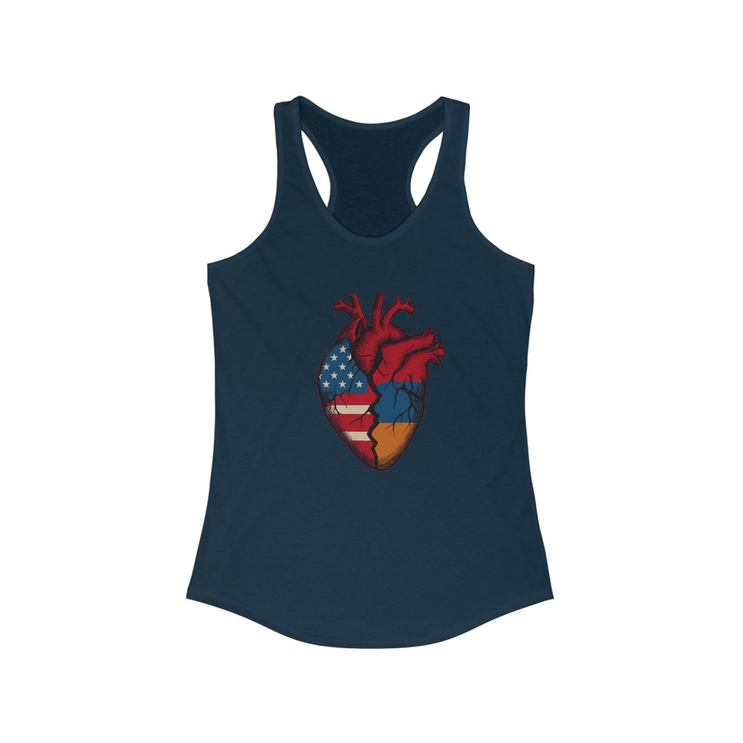 One Heart Women's Workout Racerback Tank