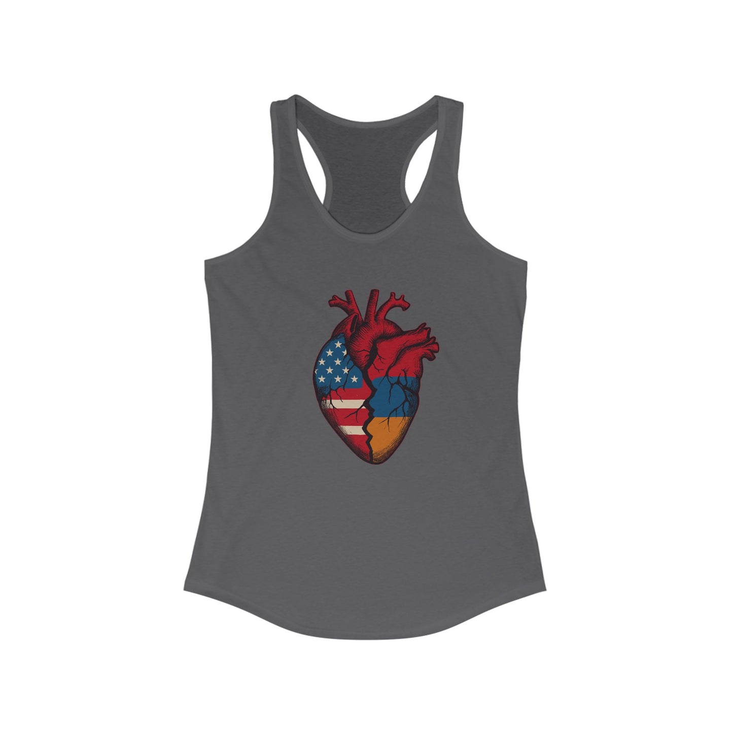 One Heart Women's Workout Racerback Tank
