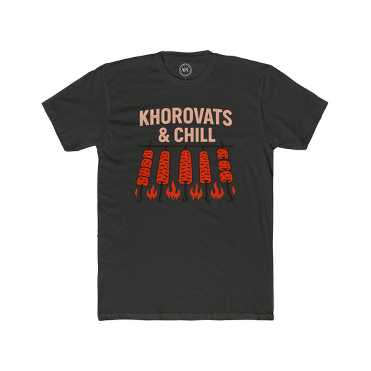 Khorovats and Chill Unisex Cotton Crew Tee