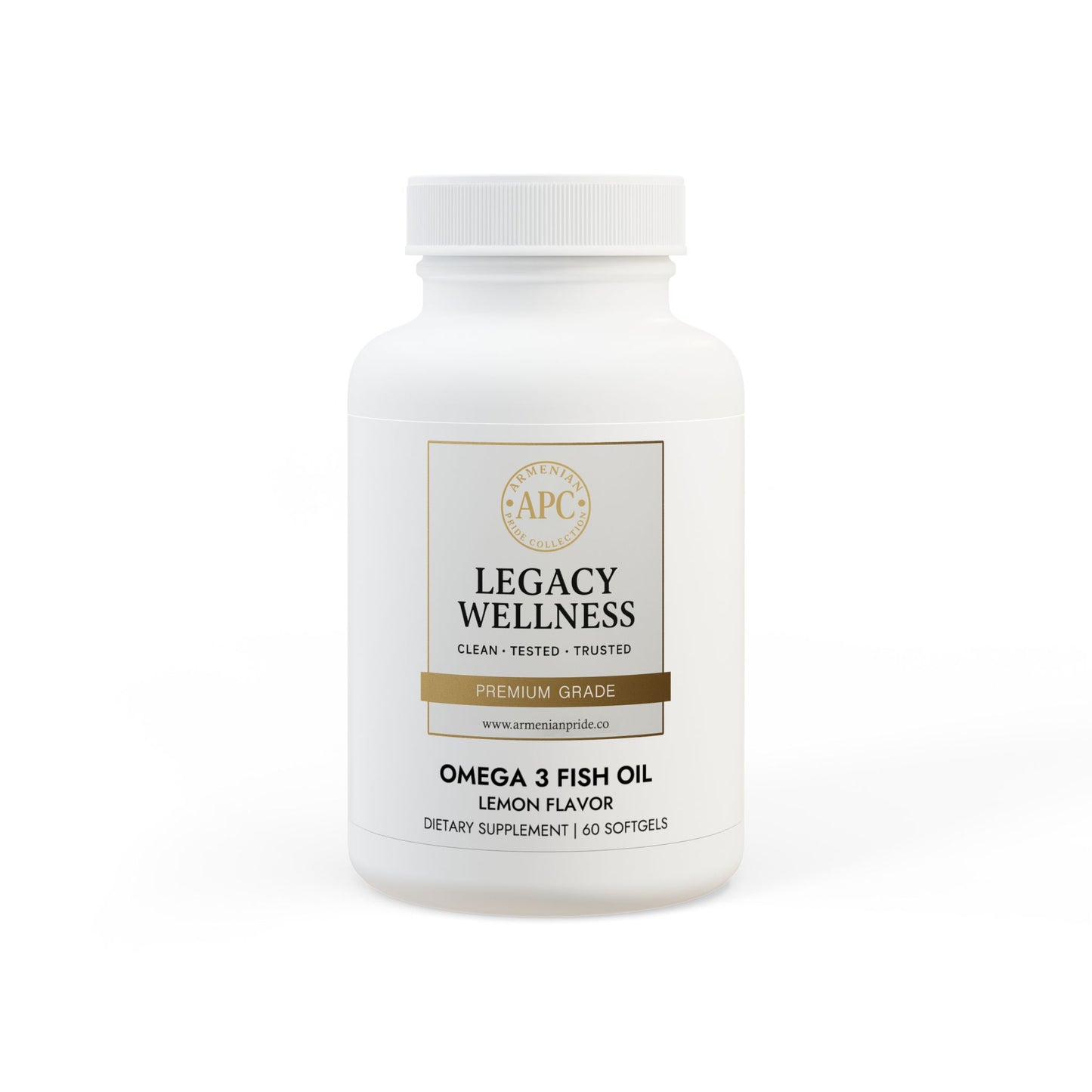 Omega 3 Fish Oil Supplement (60 Softgels)