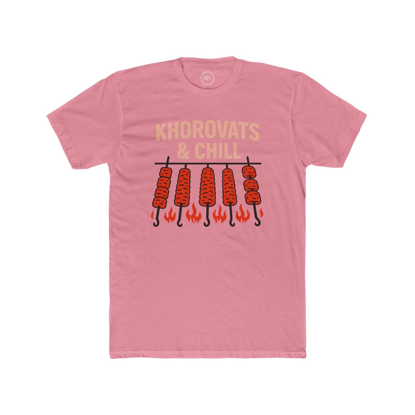 Khorovats and Chill Unisex Cotton Crew Tee