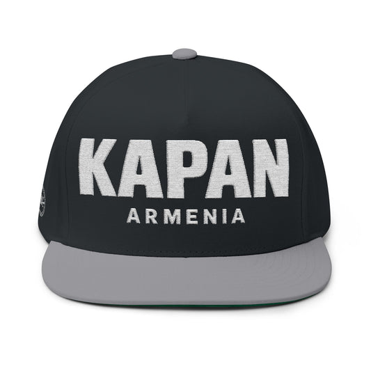 Kapan Embroidered Flat Bill Cap