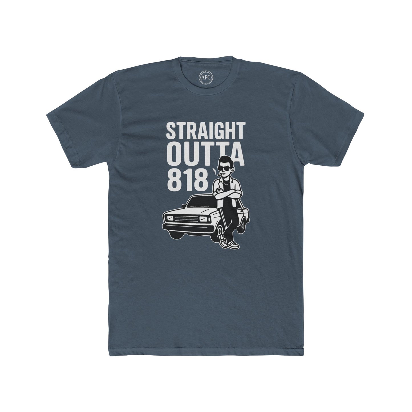 Straight Outta 818 Unisex Cotton Crew Tee