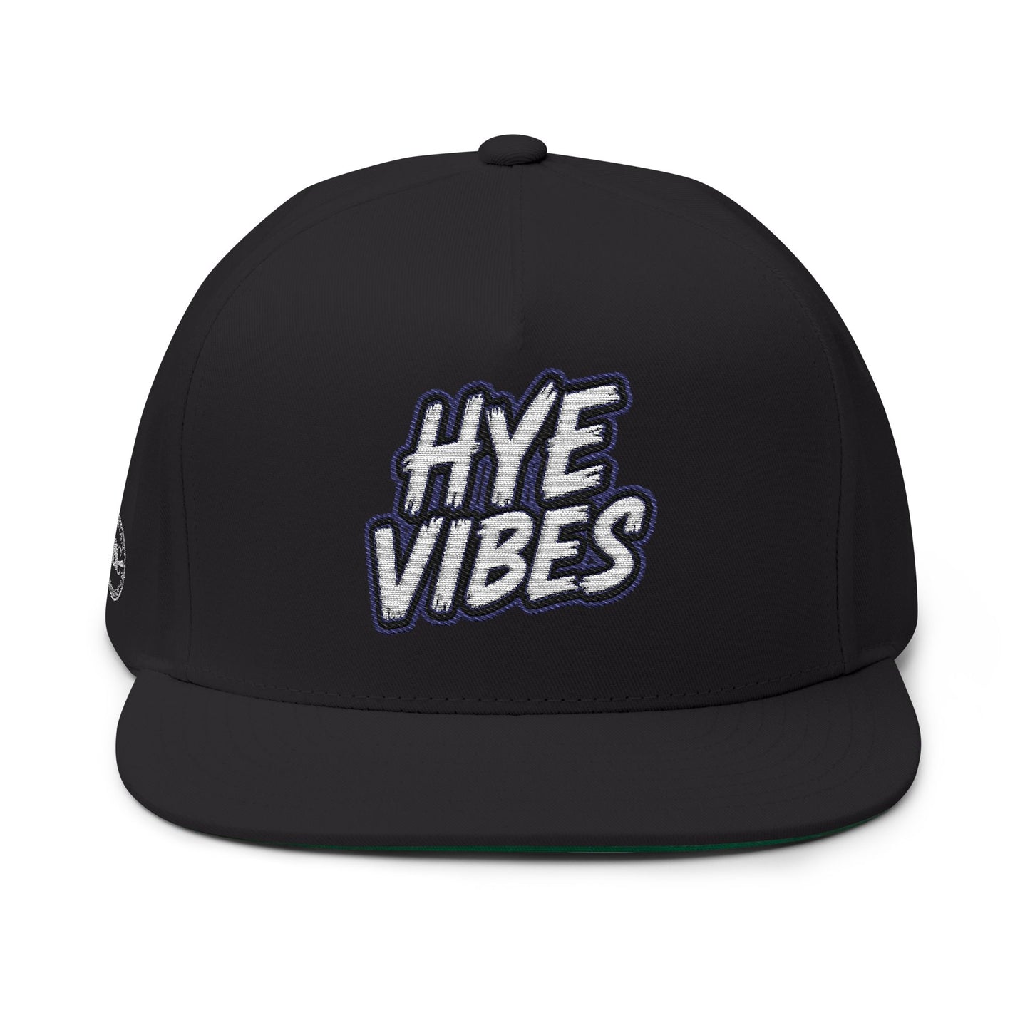 Hye Vibes Embroidered Flat Bill Cap