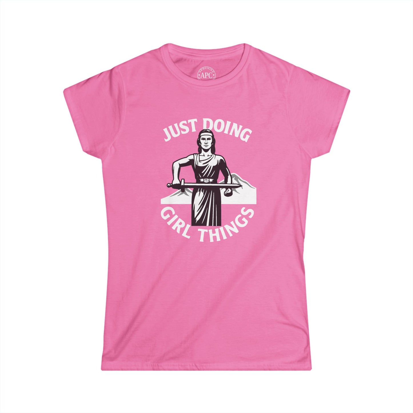 Just Doing Girl Things Women's Softstyle Tee