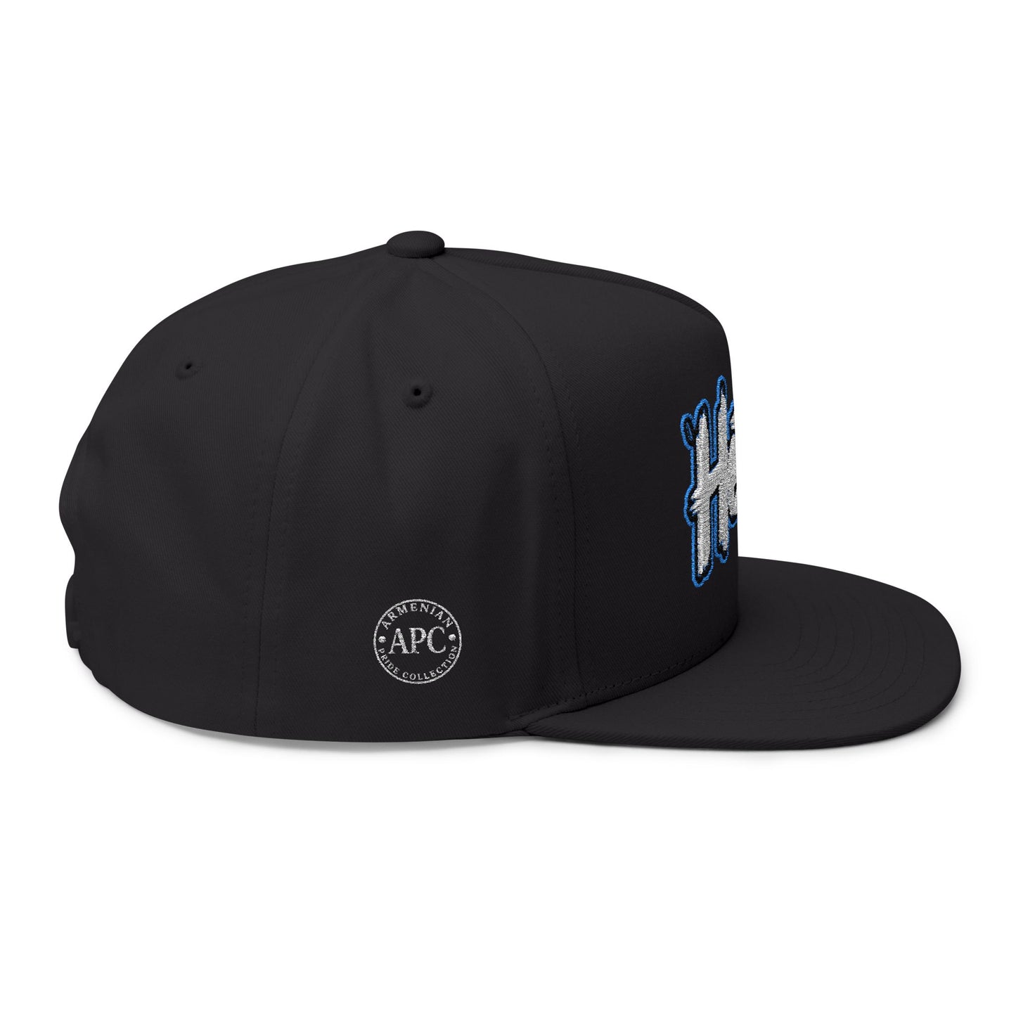 Heto? Embroidered Flat Bill Cap