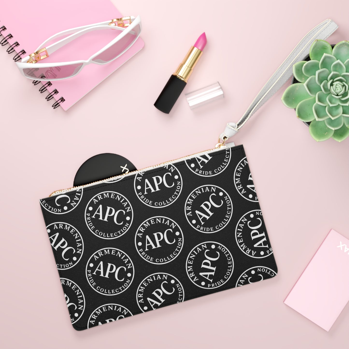APC Clutch Bag Tiled (Black)