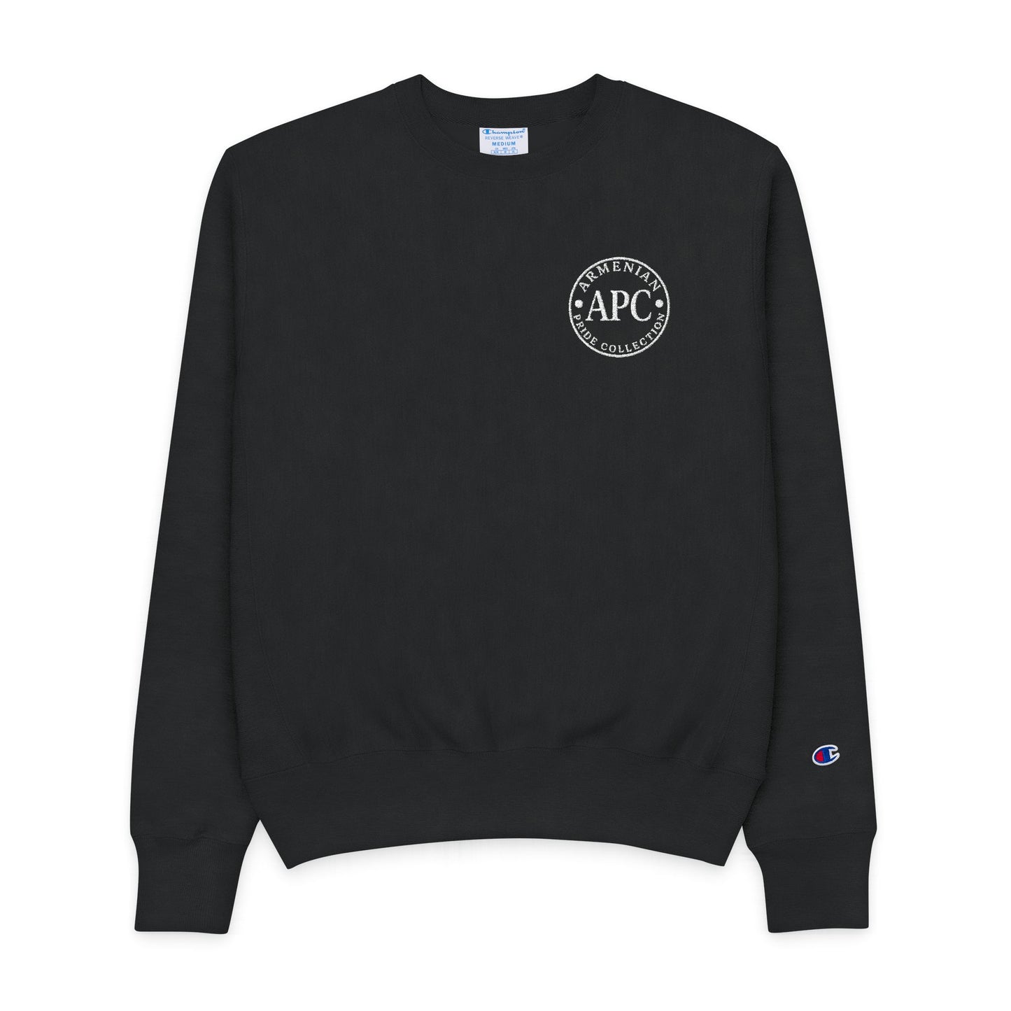 APC Logo Men's Embroidered Champion Crewneck Sweatshirt