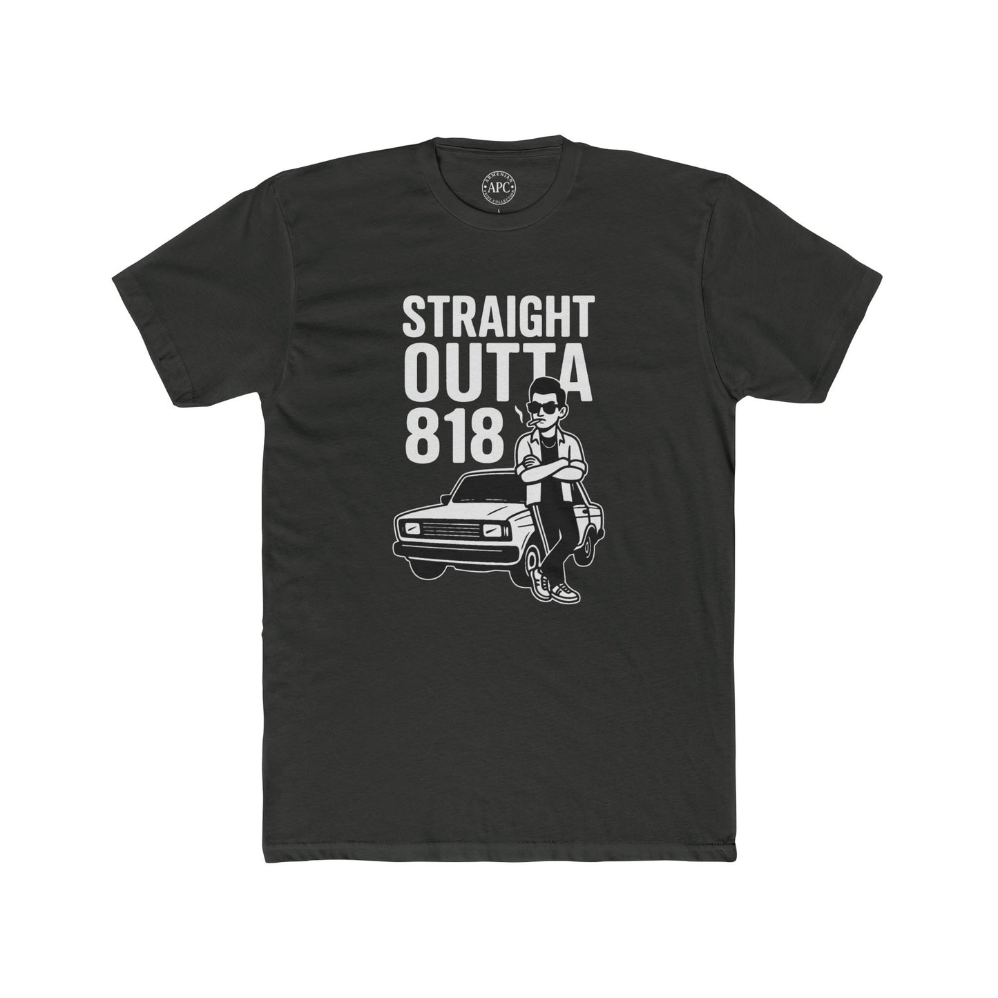 Straight Outta 818 Unisex Cotton Crew Tee
