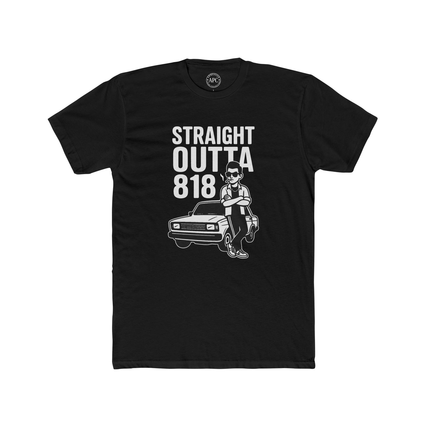 Straight Outta 818 Unisex Cotton Crew Tee