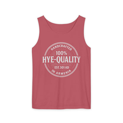 100% Hye Quality Stamp Unisex Garment-Dyed Tank Top
