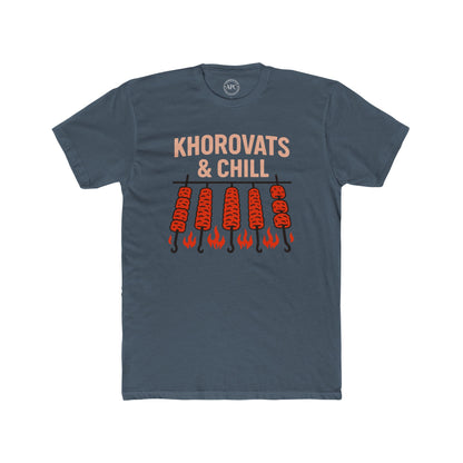 Khorovats and Chill Unisex Cotton Crew Tee