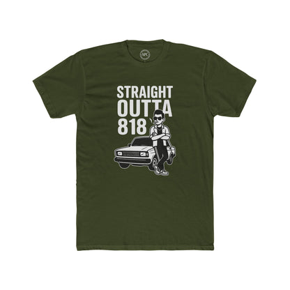 Straight Outta 818 Unisex Cotton Crew Tee