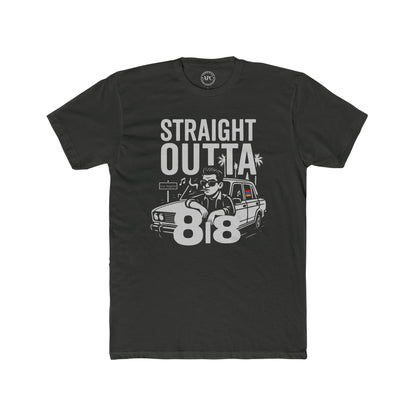 Straight Outta 818 LA Unisex Cotton Crew Tee