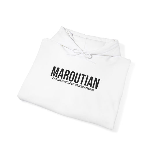 Carried Across Generations (Personalized Name Black) Embroidered Hoodie