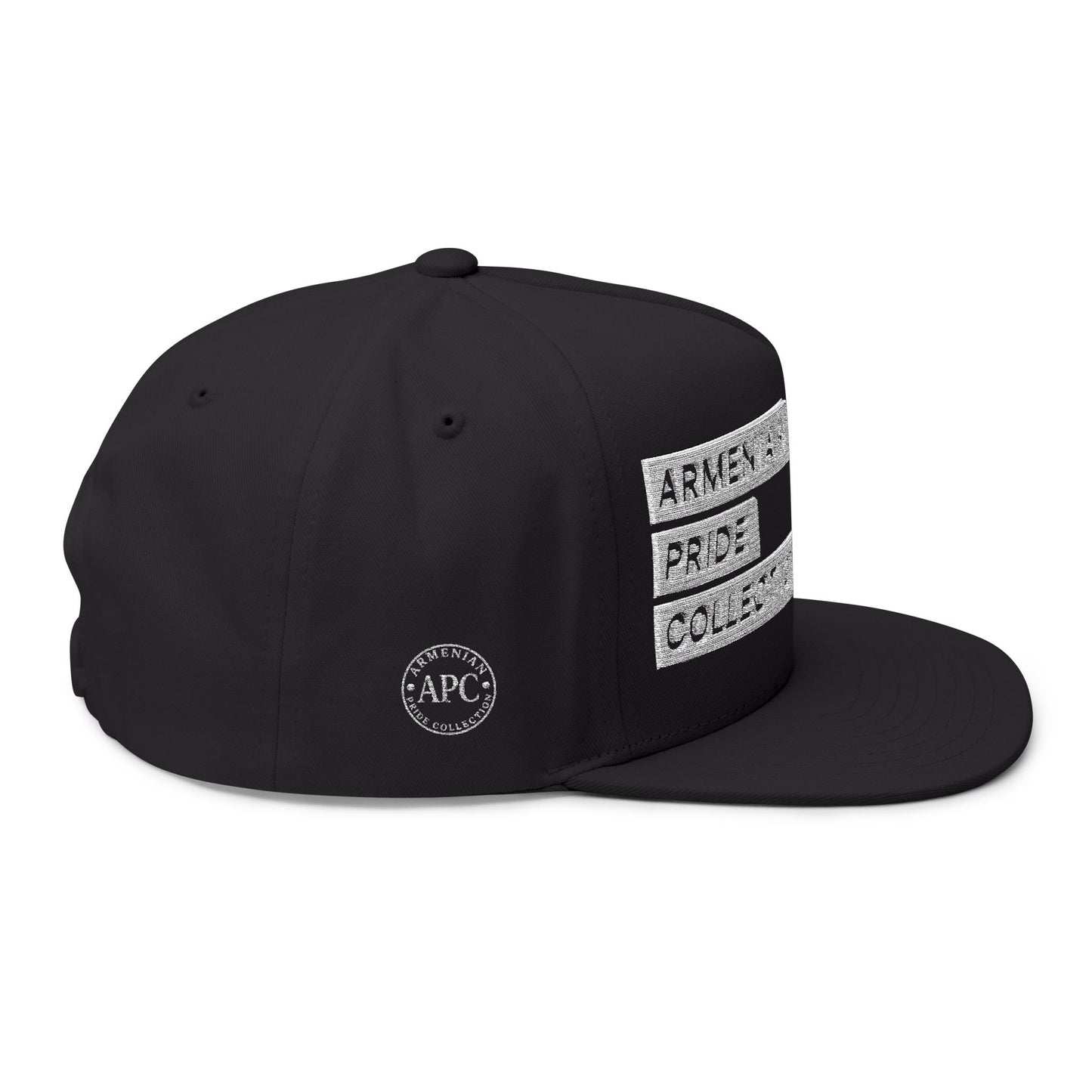 The Cut Out Embroidered Flat Bill Cap