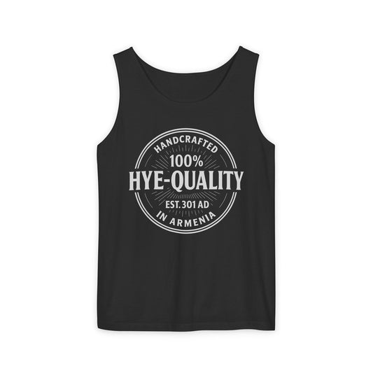 100% Hye Quality Stamp Unisex Garment-Dyed Tank Top