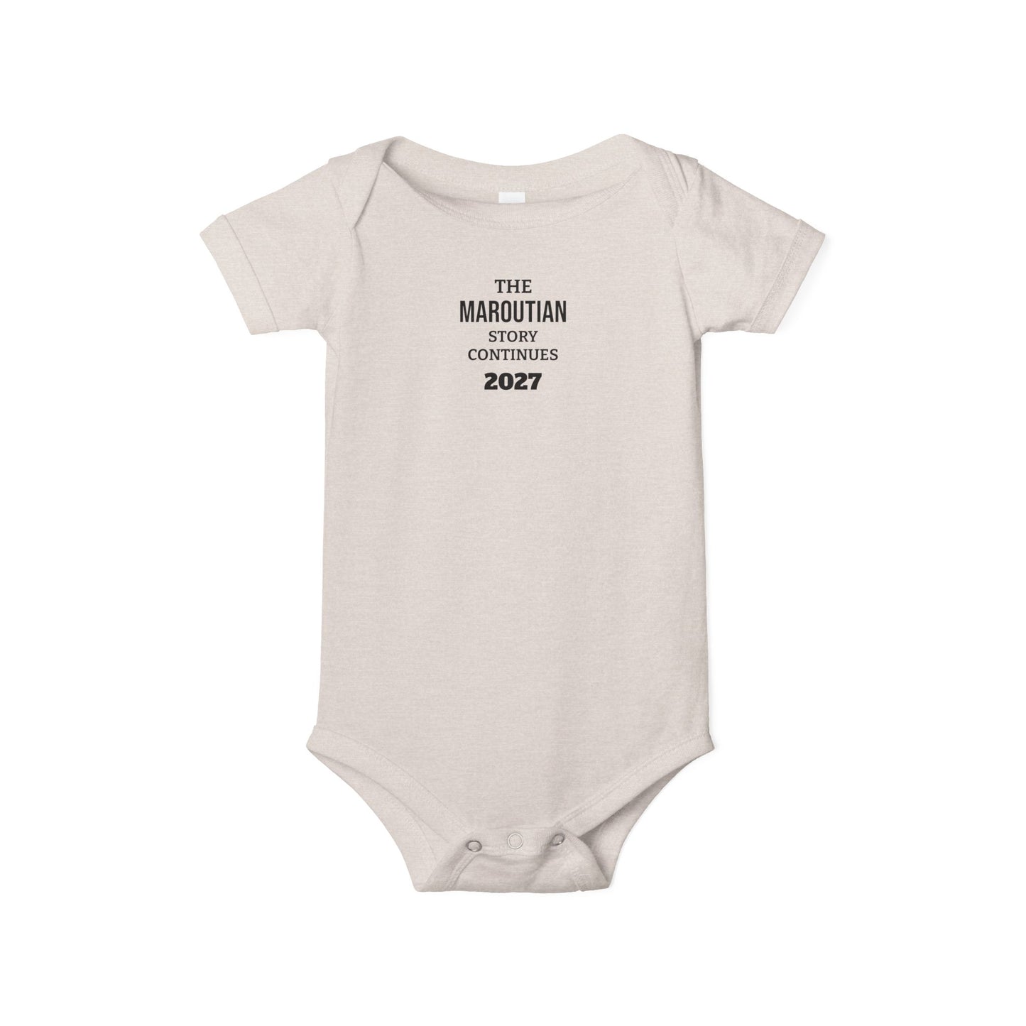 The Story Continues (Personalized) Baby Announcement Onesie