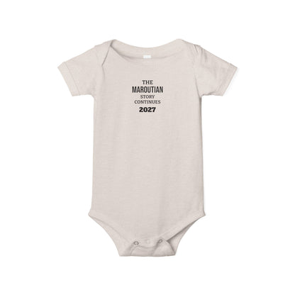 The Story Continues (Personalized) Baby Announcement Onesie