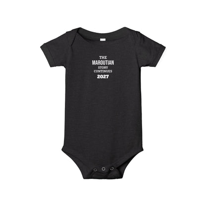 The Story Continues (Personalized) Baby Announcement Onesie