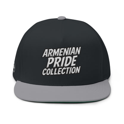 The Wrapped Embroidered Flat Bill Cap