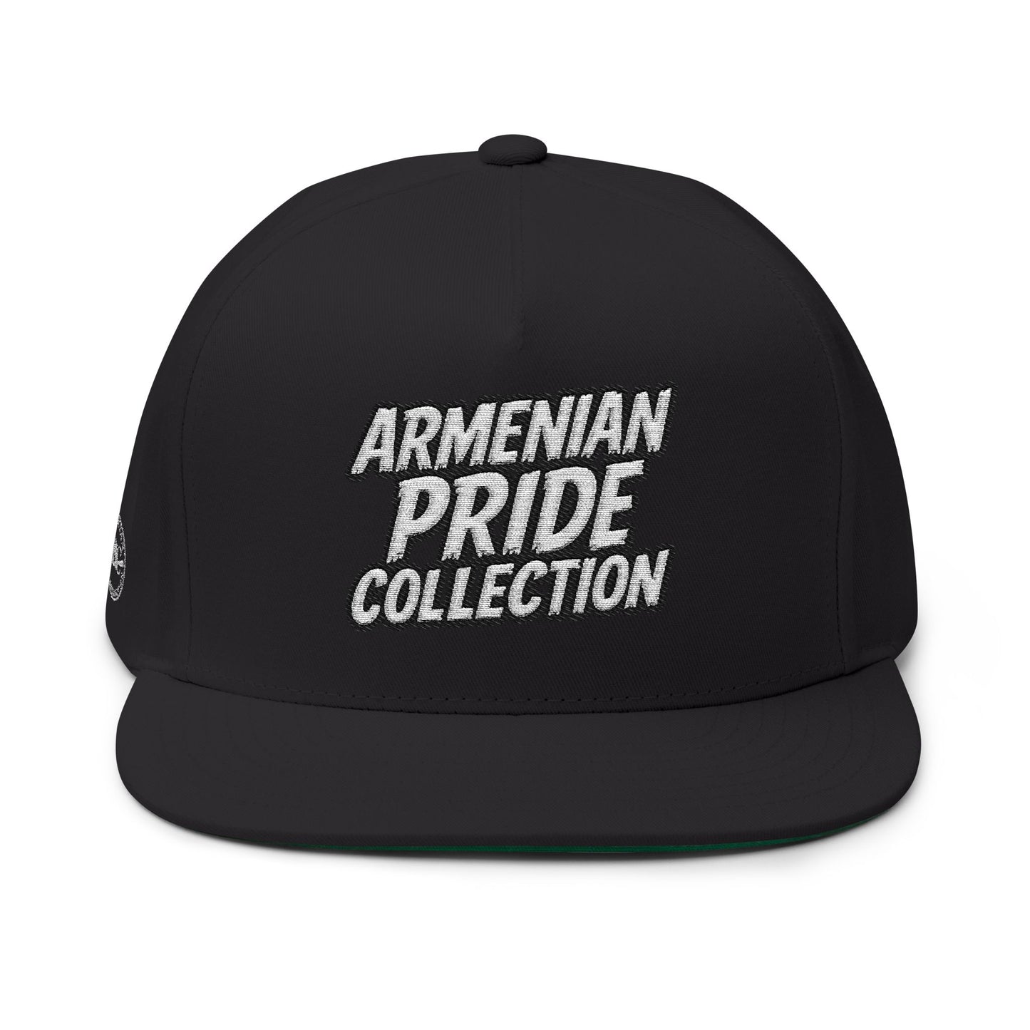 The Wrapped Embroidered Flat Bill Cap