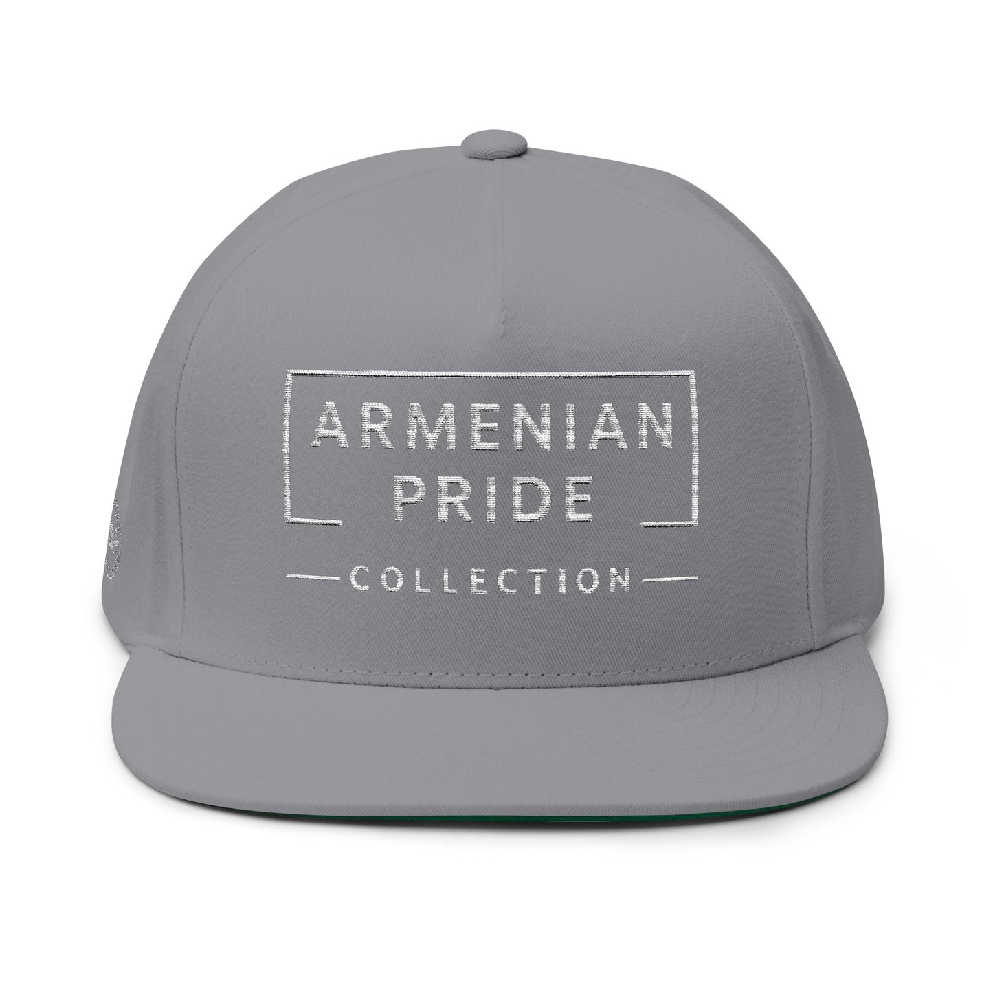 The Boxed Embroidered Flat Bill Cap