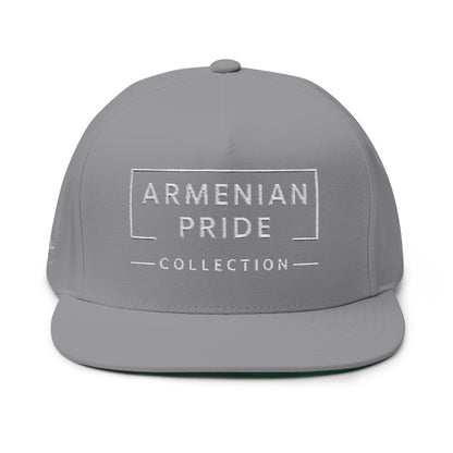 The Boxed Embroidered Flat Bill Cap