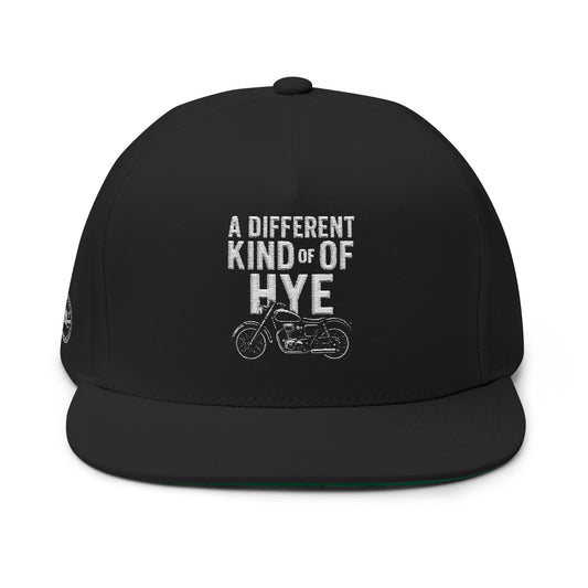 A Different Kind of Hye Embroidered Flat Bill Cap