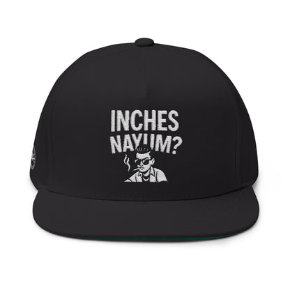 Inches Nayum Embroidered Flat Bill Cap
