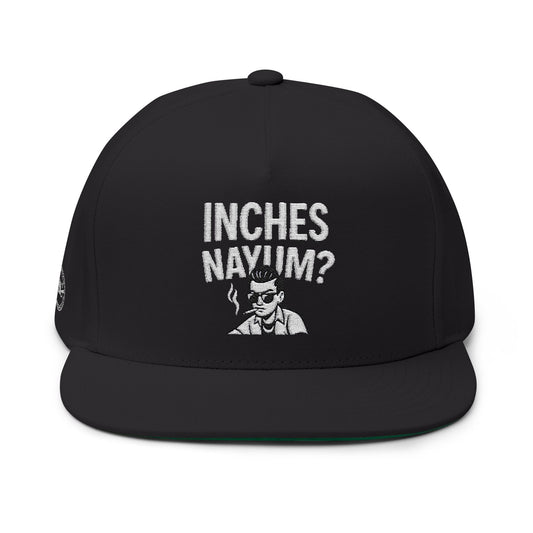 Inches Nayum Embroidered Flat Bill Cap