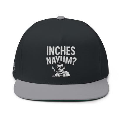 Inches Nayum Embroidered Flat Bill Cap