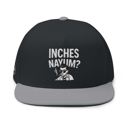 Inches Nayum Embroidered Flat Bill Cap