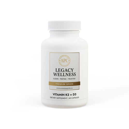 Vitamin K2 + D3 Supplement (60 Capsules)