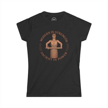 Modern Strength, Ancient Power Women's Softstyle Tee