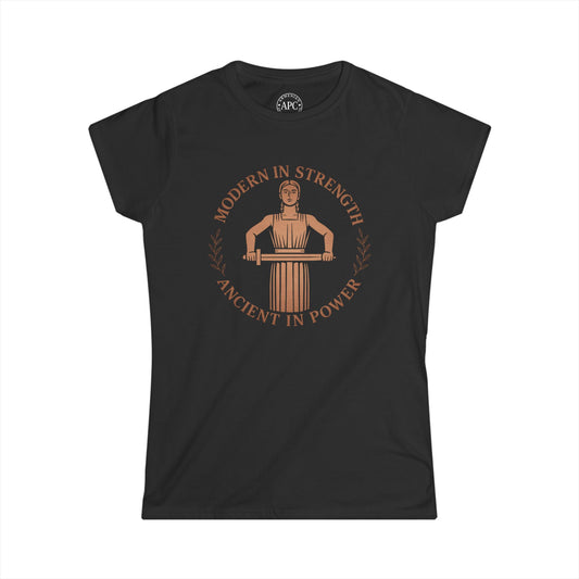 Modern Strength, Ancient Power Women's Softstyle Tee
