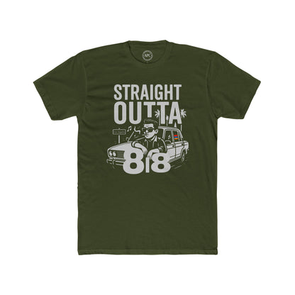 Straight Outta 818 LA Unisex Cotton Crew Tee